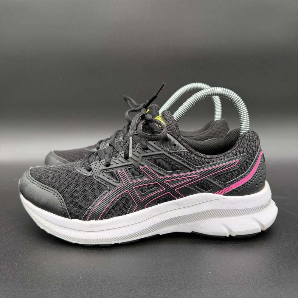 ASICS Women's Jolt 3 Running Shoes Size 7.5 Black and Pink